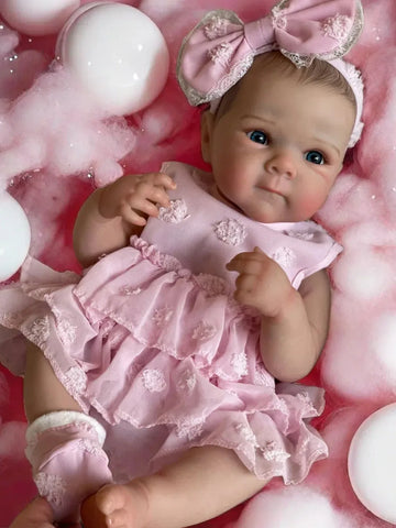 18inch Girls Bettie Full Body Soft Vinyl Bebe Reborn Lifelike Painted Soft Skin Doll For Children's Gift